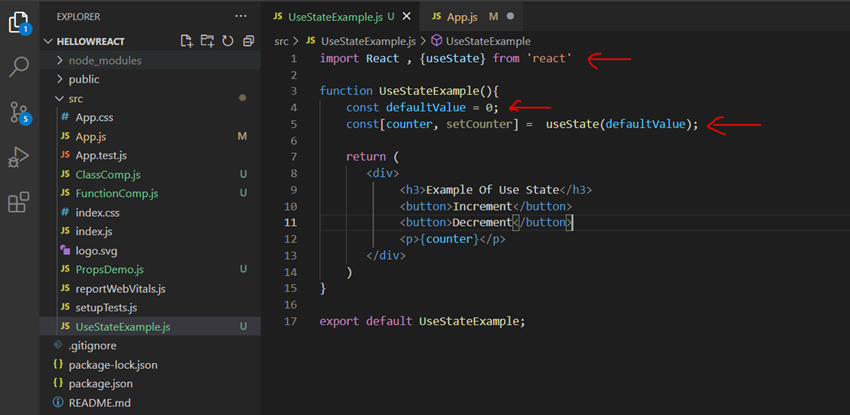 How to store data using useState